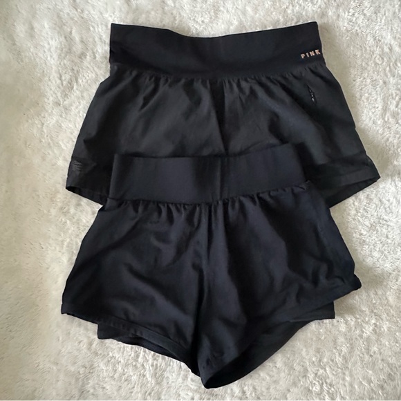 5 pc Lot PINK Sport Victoria’s Secret Fabletics Shorts Nike Leggings Sz XS - Picture 3 of 6